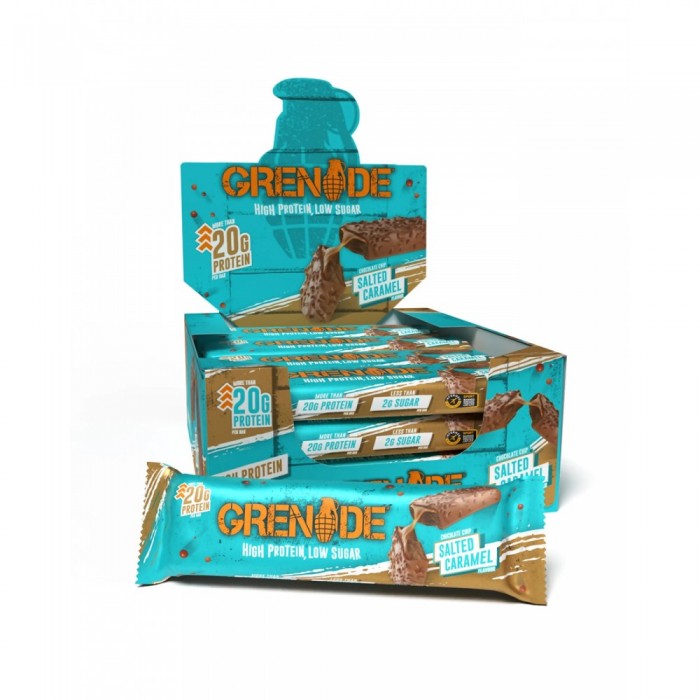GRENADE SALTED CARAMEL PROTEIN BAR 60 GR 12 ADET