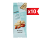 Proteinli Bademli Beyaz Çoko Bar 80gr X 10 Adet