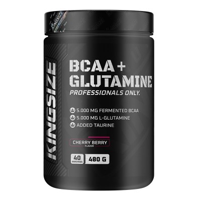 Kingsize Nutrition BCAA + Glutamine Powder 1000 Gr