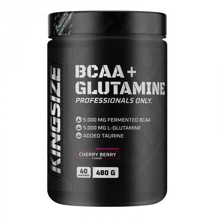 Kingsize Nutrition BCAA + Glutamine Powder 1000 Gr