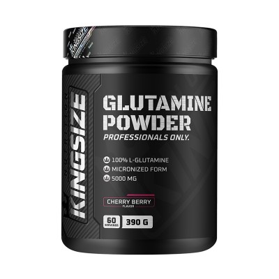 Kingsize Nutrition Glutamine Powder 390 Gr