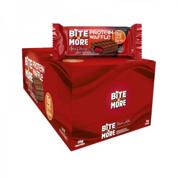 BİTE MORE PROTEİN WAFFLE 12 ADET X 55 GRAM