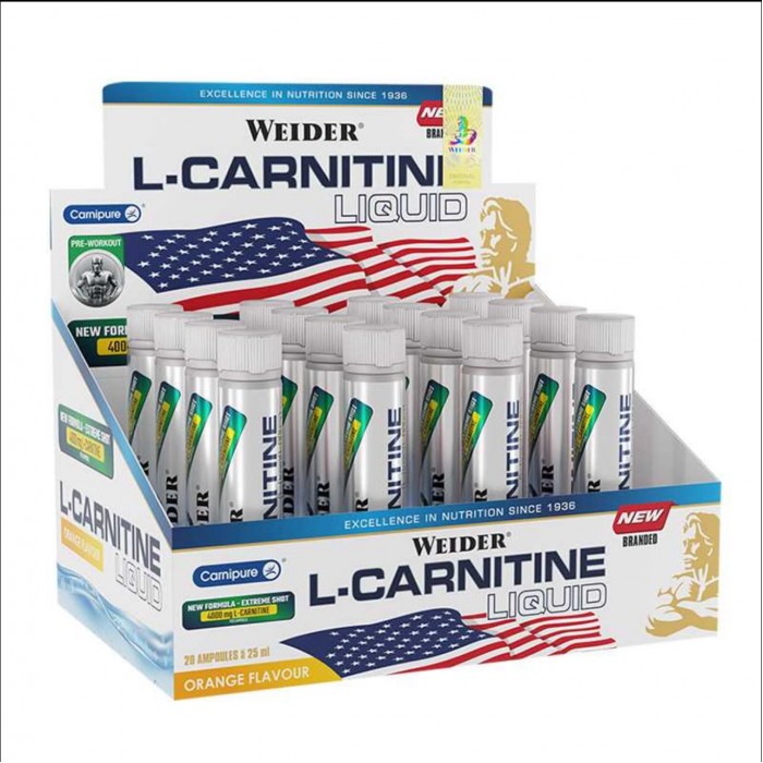 Weider L-Carnitine Liquid 4000 Mg 20 Ampul