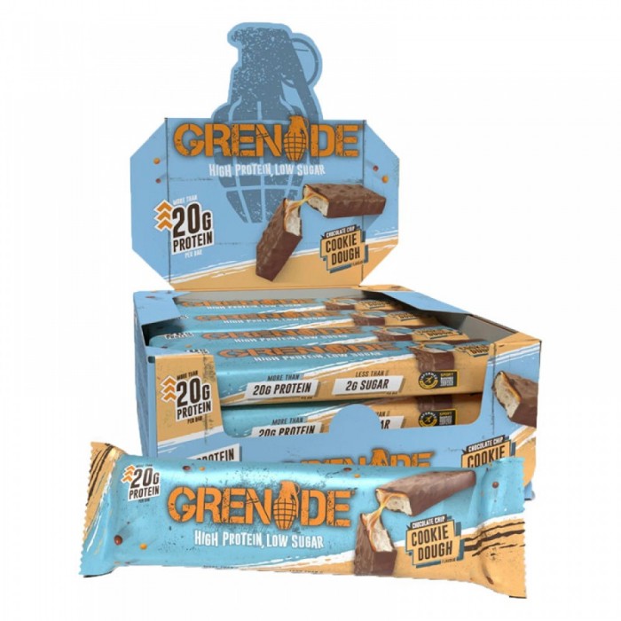 GRENADE COOKIE DOUGH PROTEIN BAR 60 GR 12 ADET