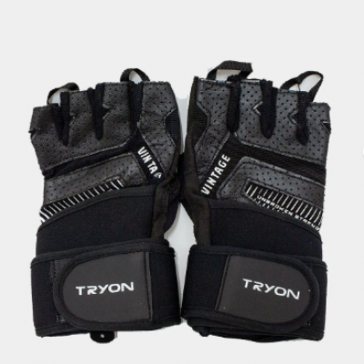 TRYON ELDİVEN BİLEKLİ VINTAGE SİYAH
