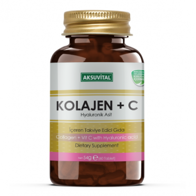 Kolajen + C Vitamini & Hyaluronik Asit 60 Tablet