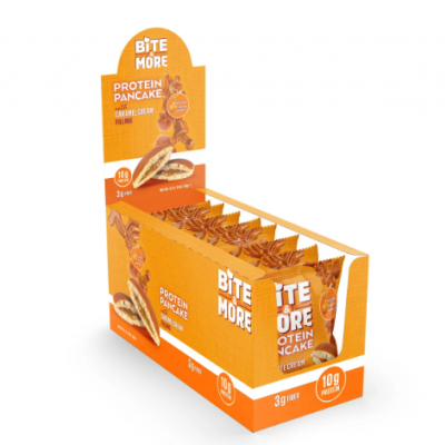 BITE MORE Proteinli Pankek Karamelli (50g x12 Adet)