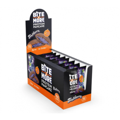 BITE MORE Proteinli Pankek Yaban Mersinli (50g x12 Adet) 