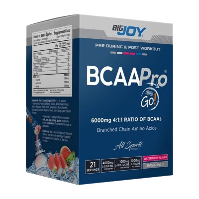 BİG JOY BCAAPRO GO 4:1:1 210 GR - 21 PAKET
