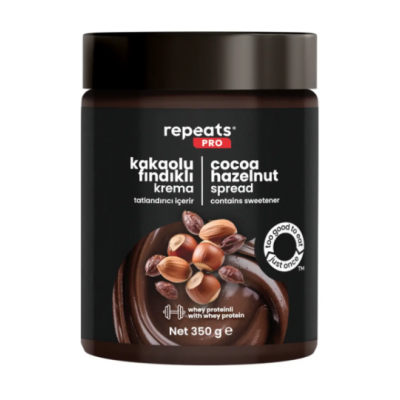 Yüksek Proteinli Kakaolu Fındık Kreması 350gr