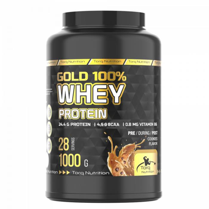 GOLD %100 Whey Protein Tozu Muz 1000 Gr - 28 Servis