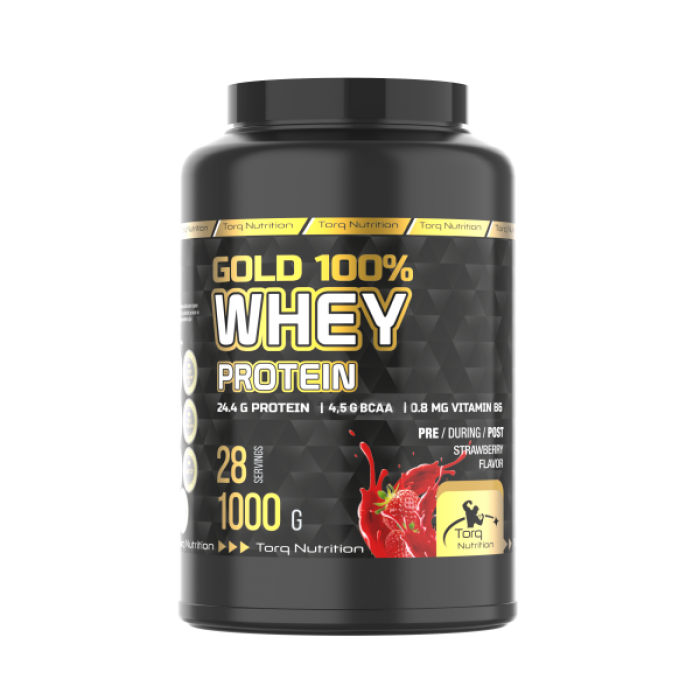 GOLD %100 Whey Protein Tozu Muz 1000 Gr - 28 Servis