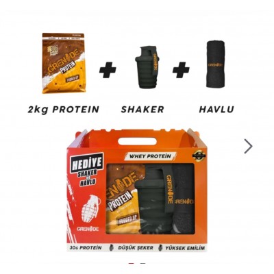 GRENADE WHEY PROTEİN 2000 GR HEDİYELİ PAKET