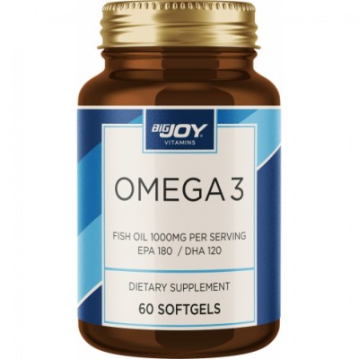 BIG JOY VITAMINS-OMEGA 3 60 SOFTGELS
