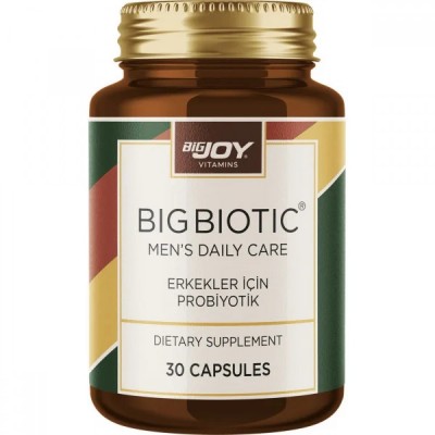 BİG JOY VİTAMİNS MENS BİGBİOTİC 30 KAPSÜL